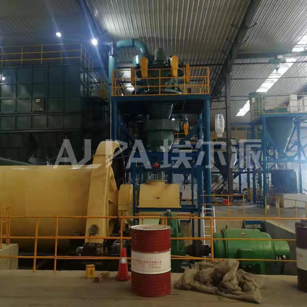 江蘇某新材料公司石英FW630-6型氣流分級(jí)機(jī)生產(chǎn)線(xiàn)